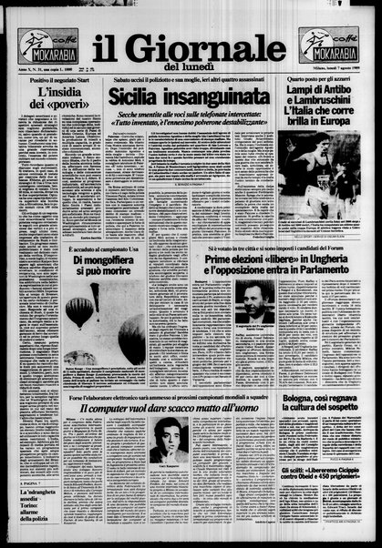 Il giornale del lunedi